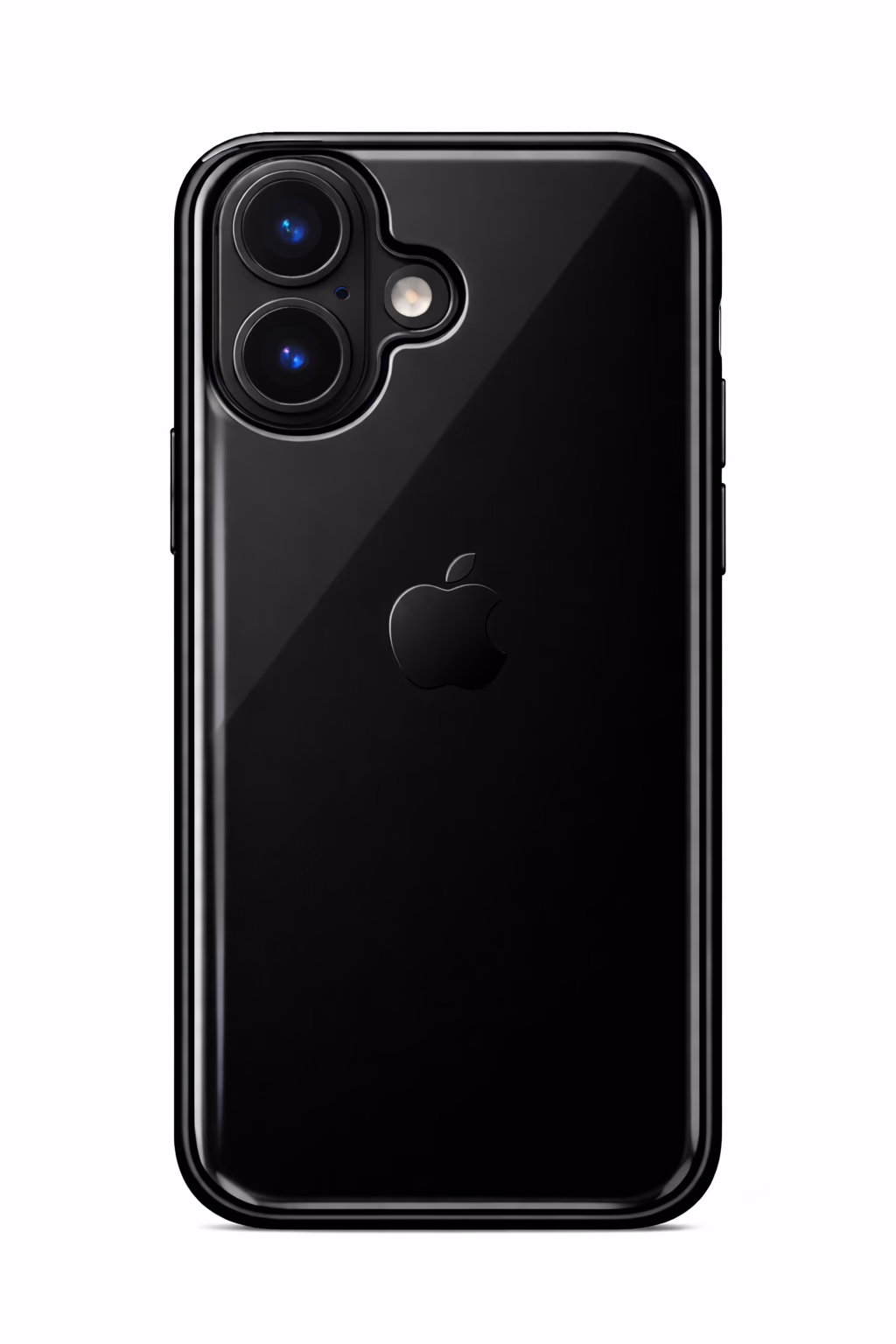 iPhone 15 - MagSafe Apple Glass Case With Lens - Black